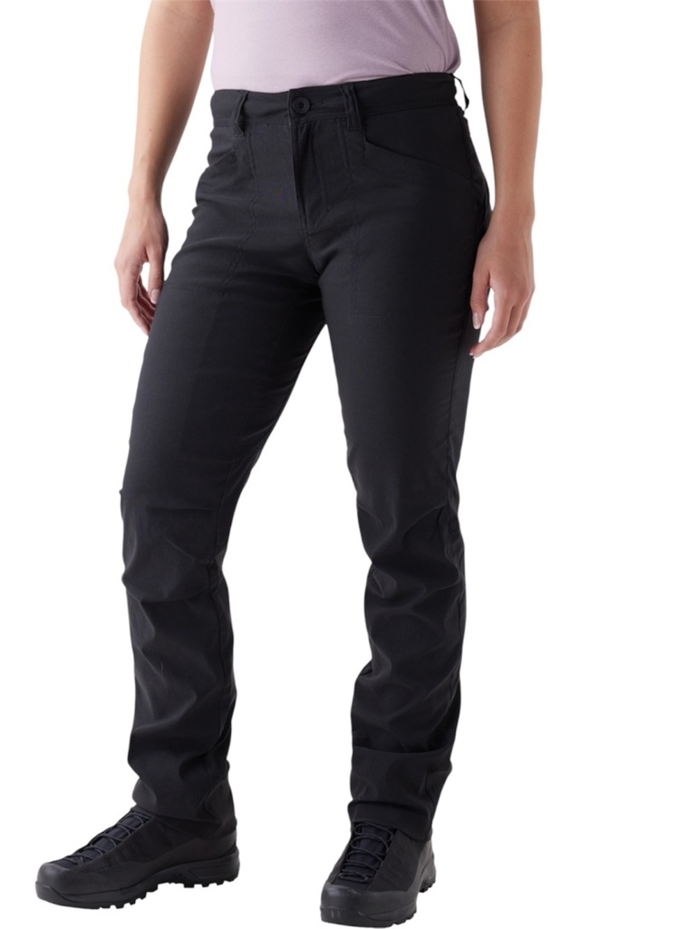 MEC Terrena Lined Pants Black Size 4 Outdoor Camping Hiking Casual Travel
